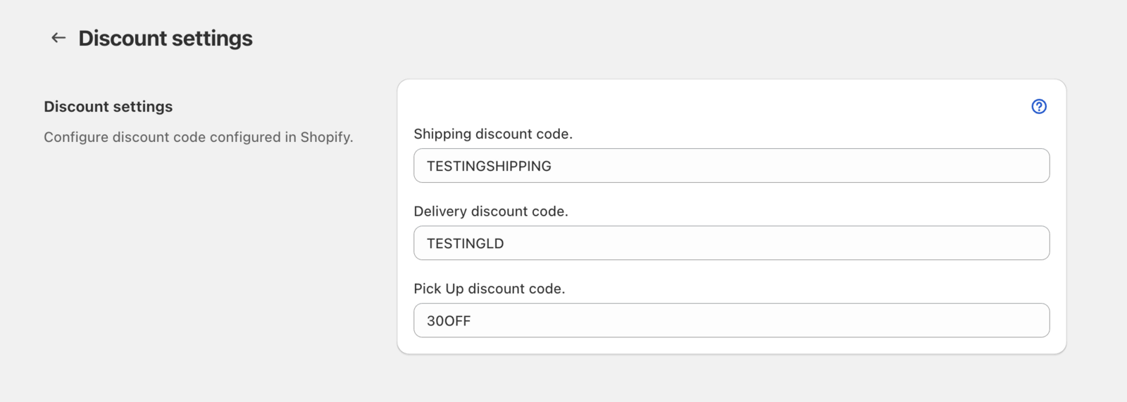 30OFF discount code is added for Pick Up